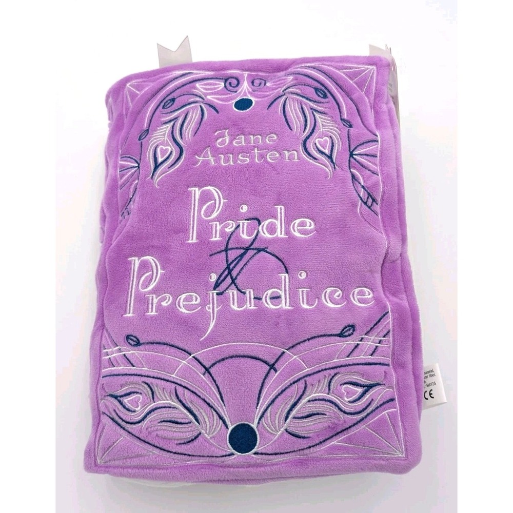Punchkins Booksies Pride and Prejudice Jane Austen Pillow Plush
